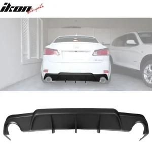 Fits 06-13 Lexus IS250 IS350 DMR Style Rear Bumper Lip Diffuser Body Kit - PP - Image 6