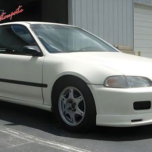 Fits 92-95 Honda Civic Coupe Hatchback Spoon Style Front Bumper Lip Spoiler PU - Image 4