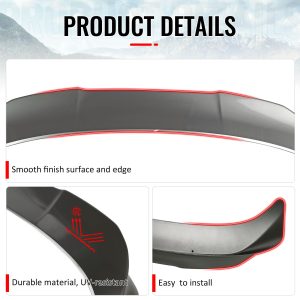 Fits 14-20 Lexus IS250 IS300 XE30 Rear Trunk Spoiler Wing Lip Painted #1J7 Sonic - Image 4