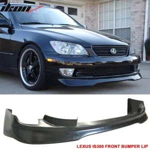 Fits 01-05 Lexus IS300 AMS Style Front Bumper Lip Spoiler Unpainted - PU - Image 6