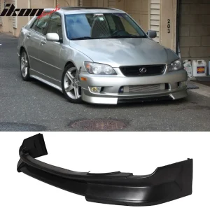 Fits 01-05 Lexus IS300 Base Sedan WD Style Front Bumper Lip Spoiler Splitter PU - Image 6