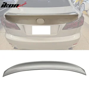 Fits 06-13 Lexus IS250 IS350 WD Style Trunk Spoiler Painted #1G1 Tungsten Pearl - Image 6