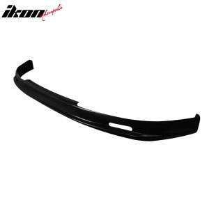 Fits 93-97 Honda Civic del Sol Mugen Style Front Bumper Lip Spoiler Unpainted PU - Image 2