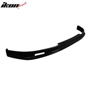 Fits 93-97 Honda Civic del Sol Mugen Style Front Bumper Lip Spoiler Unpainted PU - Image 3
