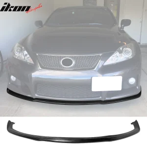 Fits 08-14 Lexus IS-F AS Style Front Bumper Lip Lower Splitter Unpainted PU - Image 6
