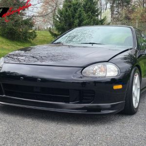 Fits 93-97 Honda Civic del Sol Mugen Style Front Bumper Lip Spoiler Unpainted PU - Image 4