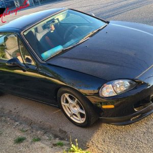 Fits 93-97 Honda Civic del Sol Mugen Style Front Bumper Lip Spoiler Unpainted PU - Image 5