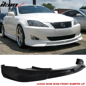 Fits 06-08 Lexus IS250 IS350 Sedan VIP JP Style Front Bumper Lip PU Unpainted - Image 6