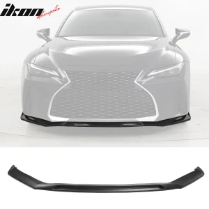 Fits 21-25 Lexus IS300 IKON Front Bumper Lip Matte Black Chin Spoiler Splitter - Image 6