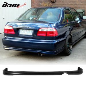 Fits 96-98 Honda Civic 2Dr/4Dr Mugen Style Front Bumper Lip + Rear Bumper Lip PP - Image 3
