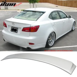Fits 06-13 Lexus IS250 IS350 OE Style Roof Spoiler Painted Tungsten Pearl #1G1 - Image 6