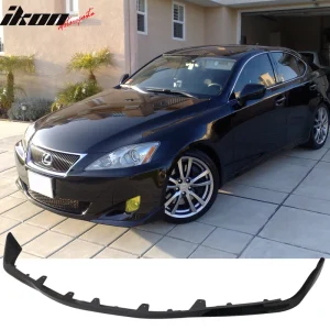 Fits 06-08 Lexus IS250 IS350 XE20 OE Front Bumper Lip Paint #212 Obsidian Black - Image 6