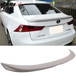 Fits 14-20 Lexus IS250 XE30 Sedan F Style Unpainted Rear Trunk Spoiler Wing ABS - Image 6