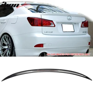 Fits 06-13 Lexus IS250 IS350 IS F OE Style 4Dr Trunk Spoiler Painted #202 Black - Image 6