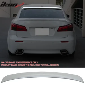 Fits 06-13 Lexus IS250 IS350 IS F Sedan OE Style Roof Spoiler Painted #074 Pearl - Image 6