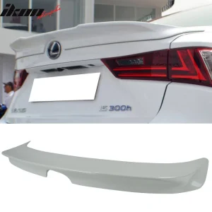 Fits 14-20 Lexus IS250 IS300 XE30 Rear Trunk Spoiler Wing Lip Painted #083 White - Image 6
