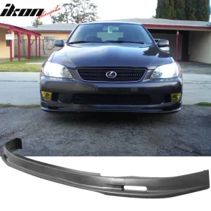 Fits 01-05 Lexus IS300 Sedan Mugen Style Front Bumper Lip Spoiler Splitter PP - Image 6
