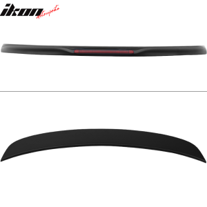Fits 14-19 Toyota Corolla OE Style Trunk Spoiler With 3rd Brake Light LED ABS - Image 3