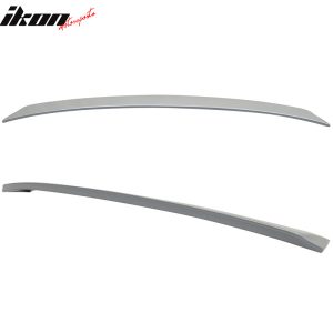 Fits 06-13 Lexus IS250 4Dr OE Style Roof Spoiler Painted #074 Glacier Frost Mica - Image 3