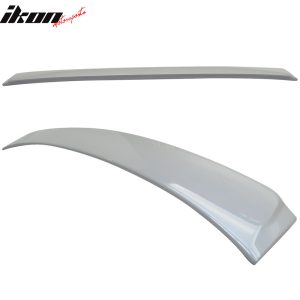 Fits 06-13 Lexus IS250 4Dr OE Style Roof Spoiler Painted #074 Glacier Frost Mica - Image 5