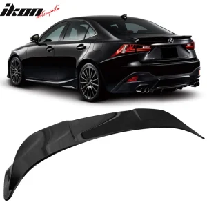 Fits 14-20 Lexus IS250 IS300 XE30 Rear Trunk Spoiler Wing Painted #212/202 Black - Image 6