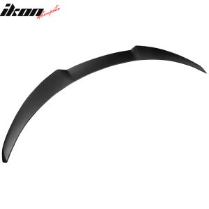 Fits 17-23 Tesla Model 3 IKON Style Rear Trunk Spoiler Wing ABS - Matte Black - Image 5