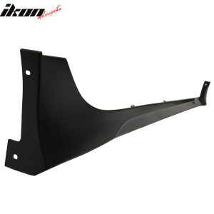 Fits 16-21 Civic Sedan HF-P Style Side Skirts Pair Unpainted Black PP - Image 4