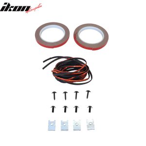 Fits 16-21 Civic Sedan HF-P Style Side Skirts Pair Unpainted Black PP - Image 5