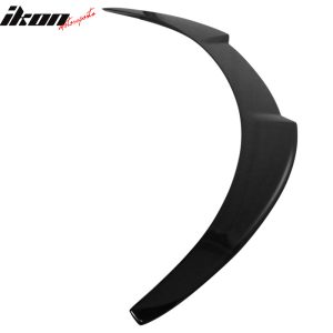 Fits 17-23 Tesla Model 3 IKON Style Rear Trunk Spoiler Wing ABS - Gloss Black - Image 5