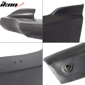 Fits 12-13 Honda Civic Coupe HFP Style Front Bumper Lip Spoiler Side Apron PU - Image 3