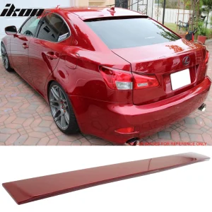 Fits 06-13 Lexus IS250 IS350 OE Style Roof Spoiler Painted #3R1 Matador Red Mica - Image 6