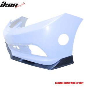 Fits 13-15 Honda Civic Sedan IKFM Style Front Bumper Lip Lower Chin Spoiler PU - Image 3