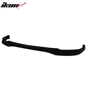 Fits 96-98 Honda Civic TR Style Front Bumper Lip Spoiler Kit Unpainted Black PU - Image 3