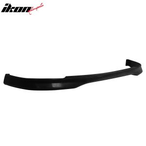 Fits 96-98 Honda Civic TR Style Front Bumper Lip Spoiler Kit Unpainted Black PU - Image 4