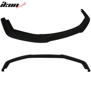Fits 17-21 Honda Civic Sport Hatchback GT Style Front Bumper Lip Unpainted PU - Image 4