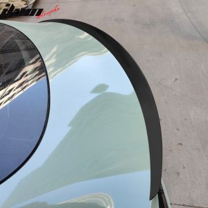 Fits 17-23 Tesla Model 3 OE Style Rear Trunk Spoiler Wing Matte Black Deck Trim - Image 3
