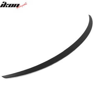 Fits 17-23 Tesla Model 3 OE Style Rear Trunk Spoiler Wing Matte Black Deck Trim - Image 5