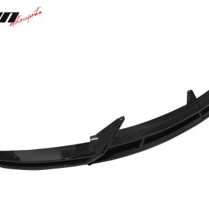Fits 24-25 Tesla Model 3 IKON2 Style Front Bumper Lip Gloss Black PP 3PCS Set - Image 4