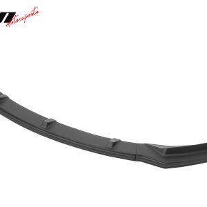 Fits 24-25 Tesla Model 3 3PCS IKON Style Front Bumper Lip Spoiler Matte Black PP - Image 5