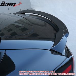 For 17-25 Tesla Model 3 Sport Style Trunk Spoiler Wing Lip Gloss Black & Red ABS - Image 4