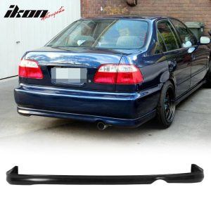 Fits Honda Civic 96-98 Coupe Sedan T-R Style Front + Rear Bumper Lip Spoiler PP - Image 3