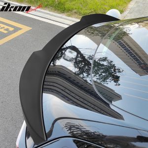Fits 17-25 Tesla Model 3 Performance Rear Trunk Spoiler Wing Matte Black - ABS - Image 4