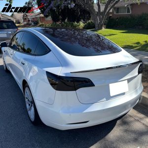 Fits 17-23 Tesla Model 3 Sedan 4DR OE Style Rear Trunk Spoiler Wing Gloss Black - Image 4