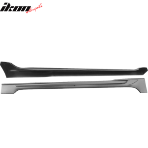 Fits 20-25 Toyota Corolla Sedan Side Skirts Rocker Panel Matte Black 2PC - PP - Image 3