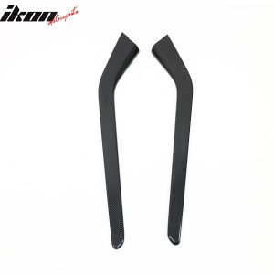 Fits 21-23 Tesla Model 3 Y Control Gear Shift Panel Trim Carbon Fiber Print 2PCS - Image 5