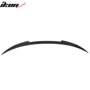 Fits 24-25 Tesla Model 3 V Style Rear Trunk Spoiler Wing Lip Lid Gloss Black ABS - Image 6