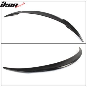 Fits 17-23 Tesla Model 3 IKON V Style Rear Trunk Spoiler Wing Lip ABS Unpainted - Image 4