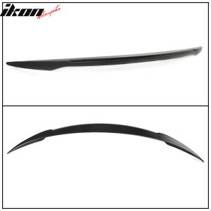 Fits 17-23 Tesla Model 3 IKON V Style Rear Trunk Spoiler Wing Lip ABS Unpainted - Image 5