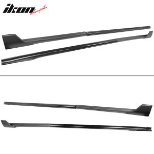 Fits 17-25 Tesla Model 3 V Style Side Skirts Extension Lip Rocker Panel PP 6PCS - Image 5