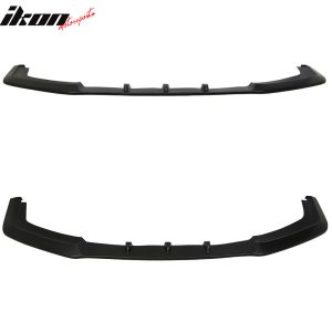 Fits 17-21 Honda Civic Sport Hatchback V3 Style 1PC Front Bumper Lip Spoiler PU - Image 4